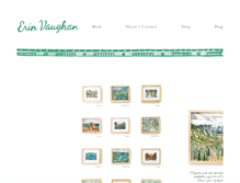 Tablet Screenshot of erinvaughanillustration.com